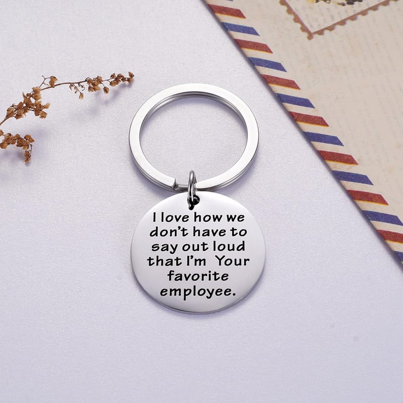 Funny Boss's Day Keychain - Ideal Gift for Supervisor