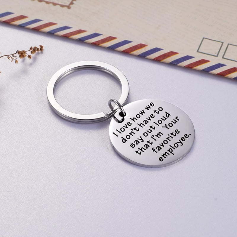 Funny Boss's Day Keychain - Ideal Gift for Supervisor