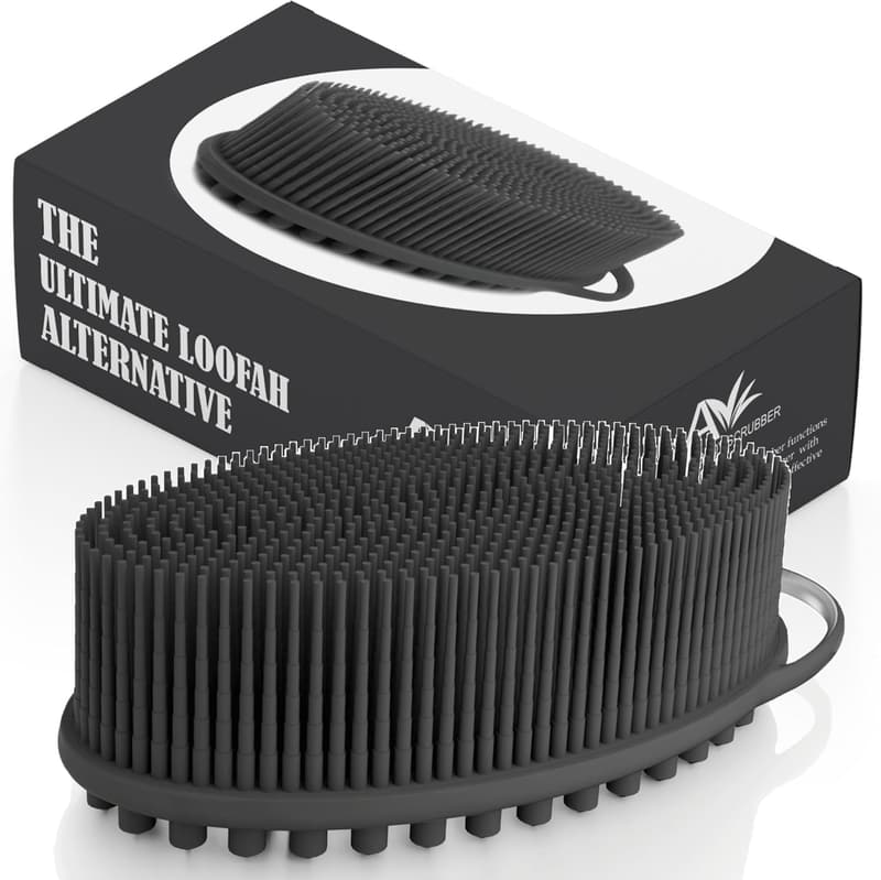 Silicone Body Scrubber for Sensitive Skin – Fast-Drying, Hygienic
