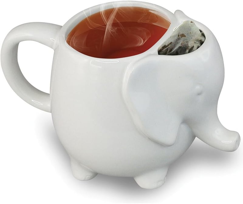 White Elephant Mugs