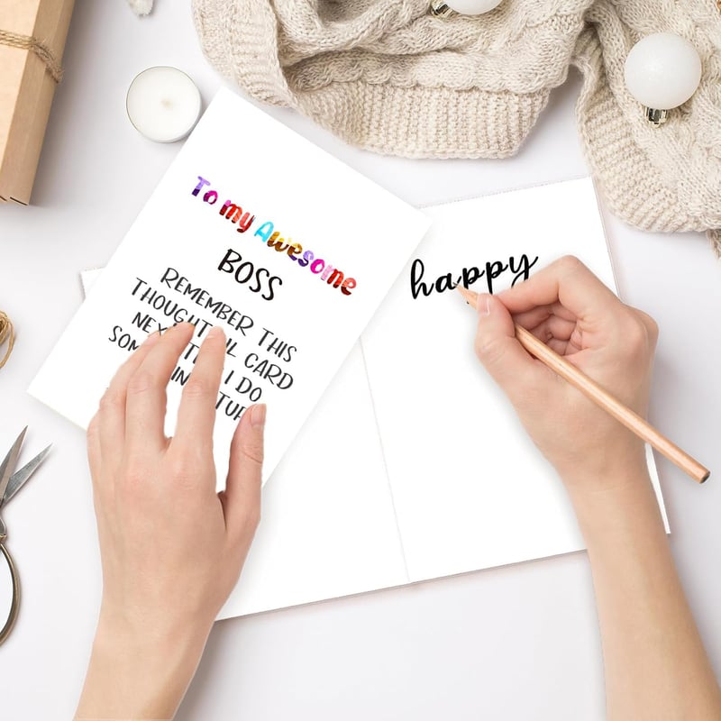 Funny Birthday Card for Boss Lady - Humorous Appreciation Gift