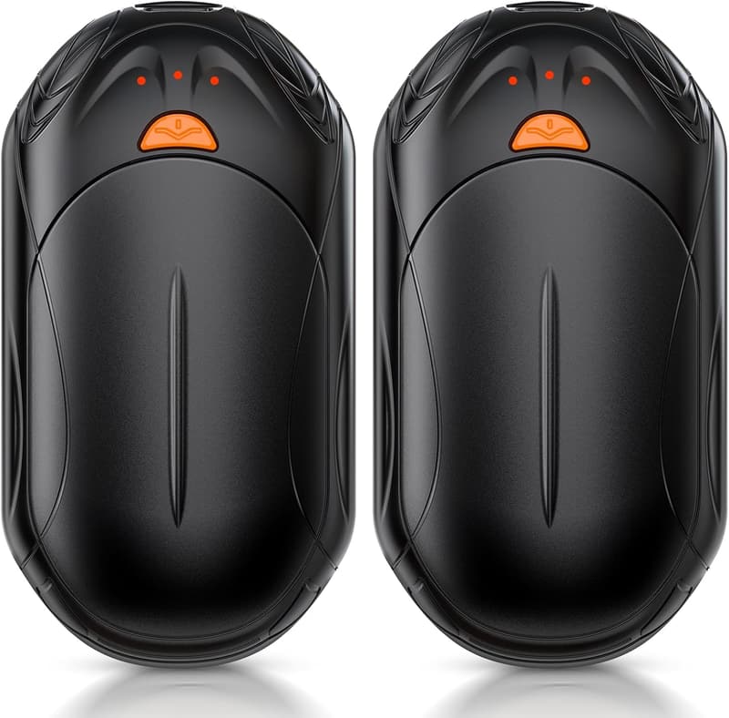 Rechargeable Electric Hand Warmers - 20Hrs Safe Heat (2 Pack)