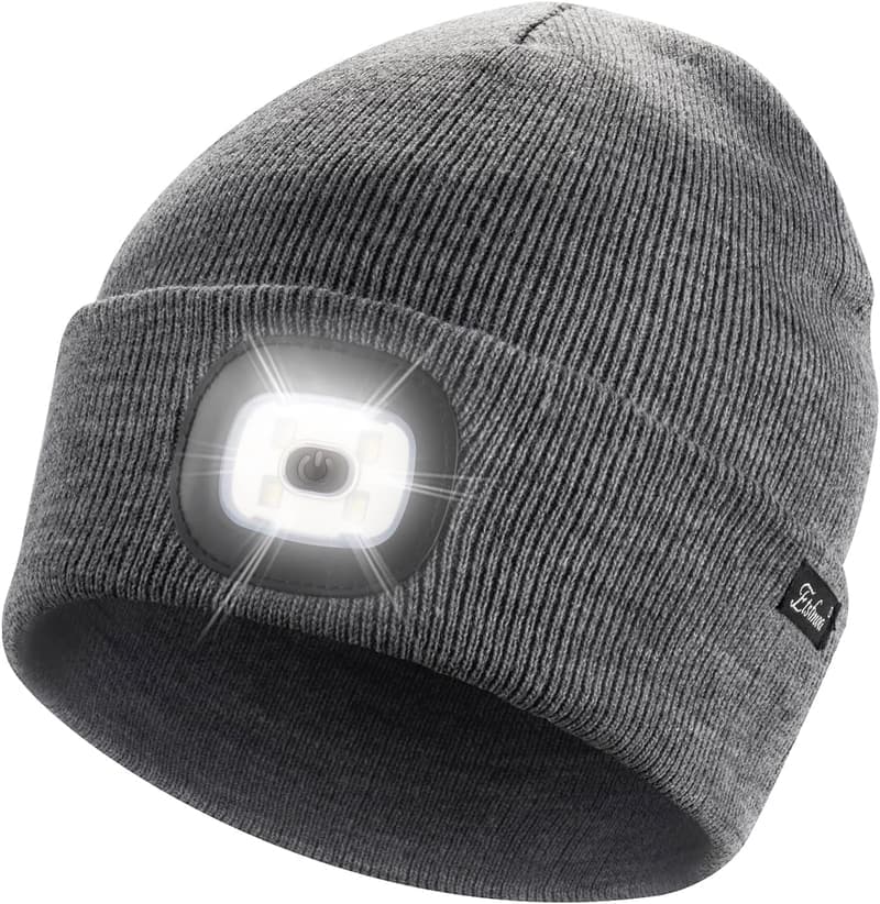 USB Rechargeable Unisex Beanie for Dad