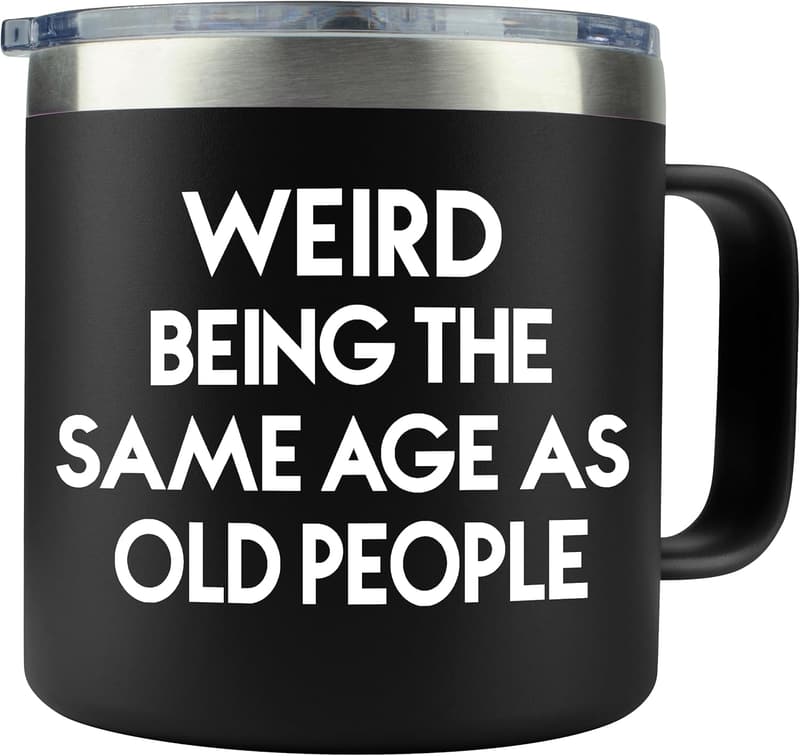 70th Birthday Mug for Dad - Humorous Gag Gift Tumbler