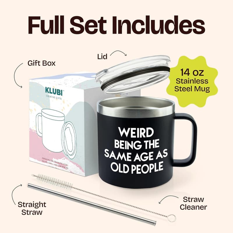 70th Birthday Mug for Dad - Humorous Gag Gift Tumbler