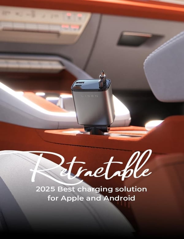 69W USB C Car Charger - Fast Charging for iPhone 16, Travel Gift