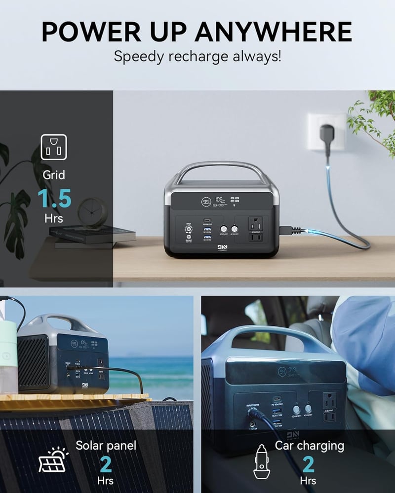 Portable Power Station 56000mAh for Outdoor & Emergency Use