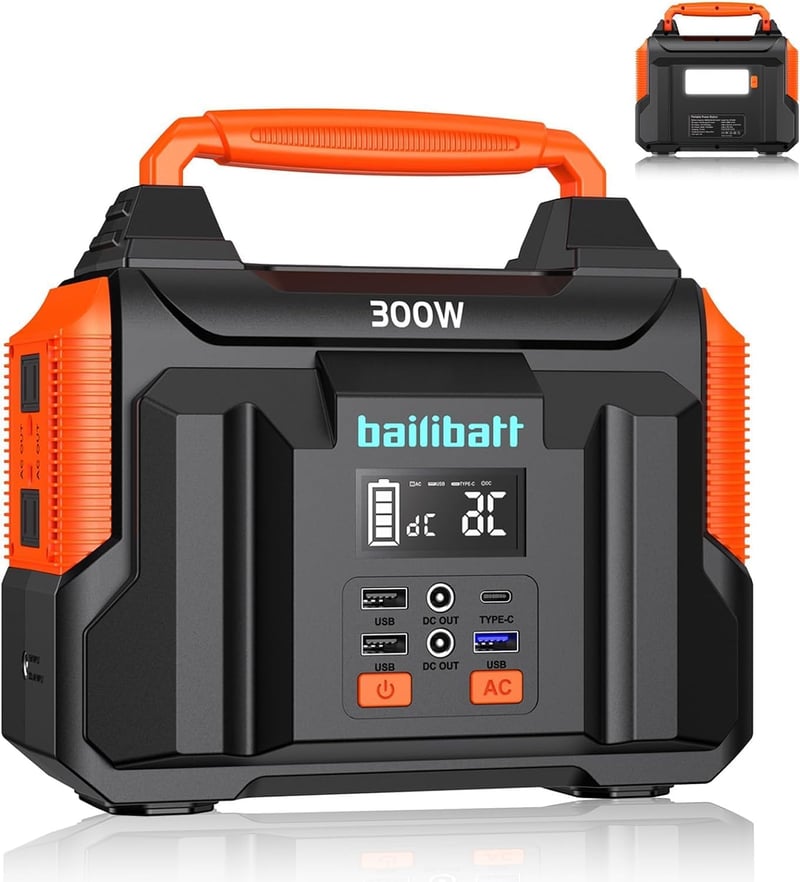 300W Portable Power Station for Camping and Emergencies