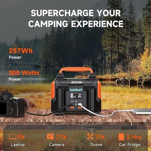 300W Portable Power Station for Camping and Emergencies