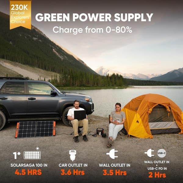 Portable Power Station Explorer 300, 293Wh Backup Battery for Camping