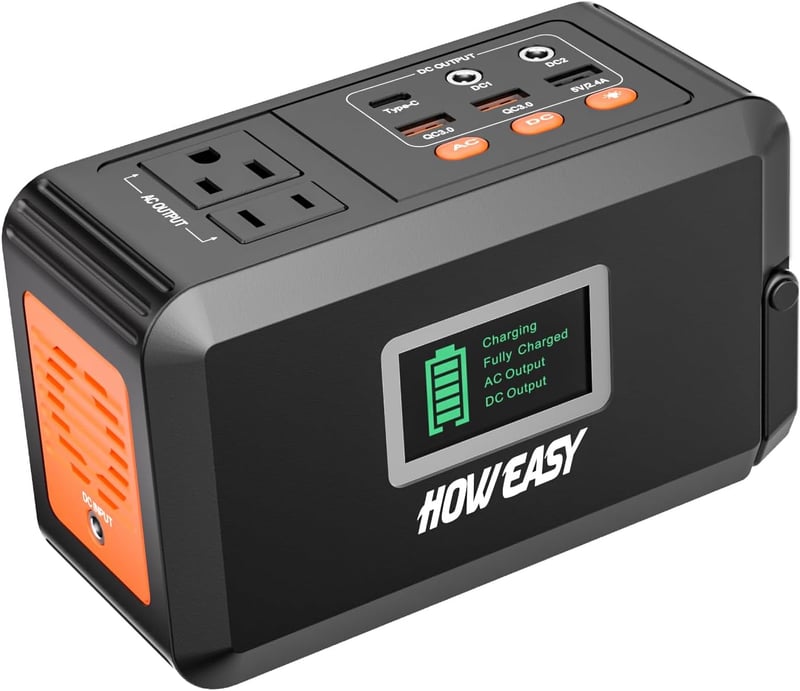 Portable Power Station for Camping - 88Wh Lithium Battery