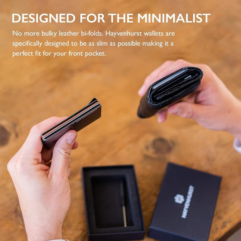 Slim Carbon Fiber RFID-Blocking Wallet for Men