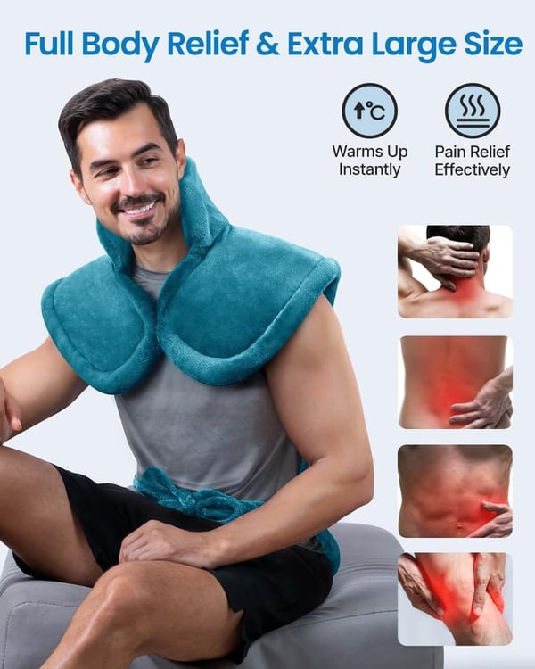 Father's Day King Size Heating Pad for Back Pain Relief