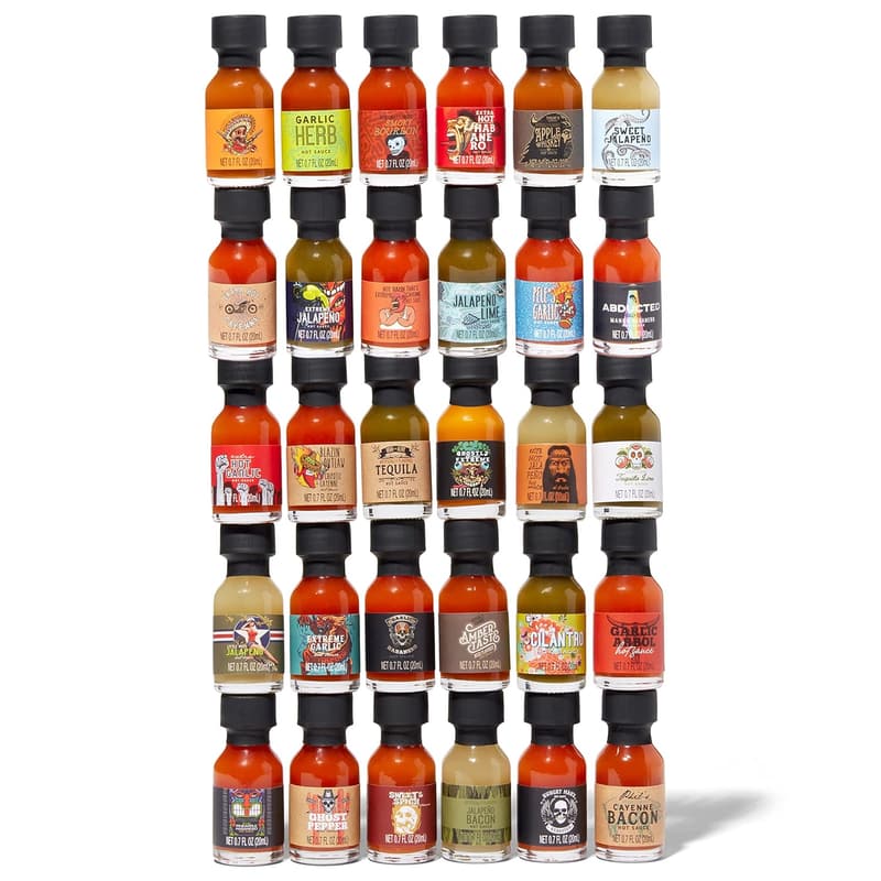 Father's Day Master Hot Sauce Sampler Set - 30 Flavors