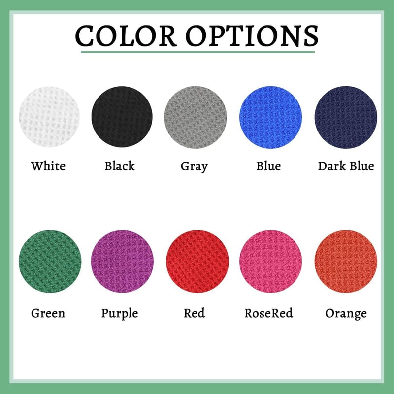 Custom Microfiber Golf Towel with Clip - Bulk Orders Available