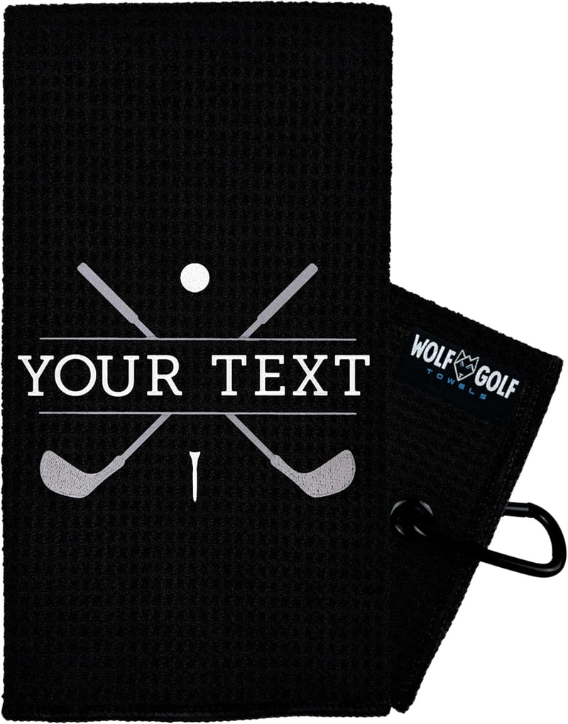 Custom Golf Towel | Personalized Gift for Golfers