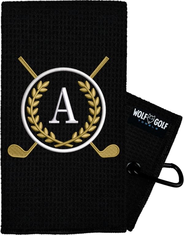 Personalized Monogrammed Golf Towel for Men and Women
