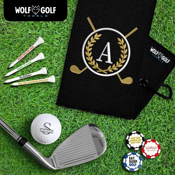 Personalized Monogrammed Golf Towel for Men and Women