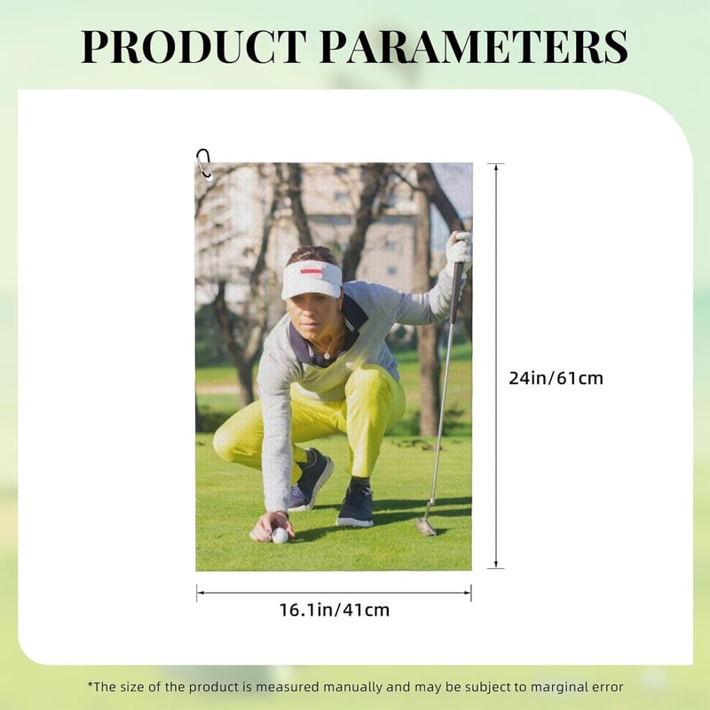Personalized Microfiber Golf Towel with Custom Photo