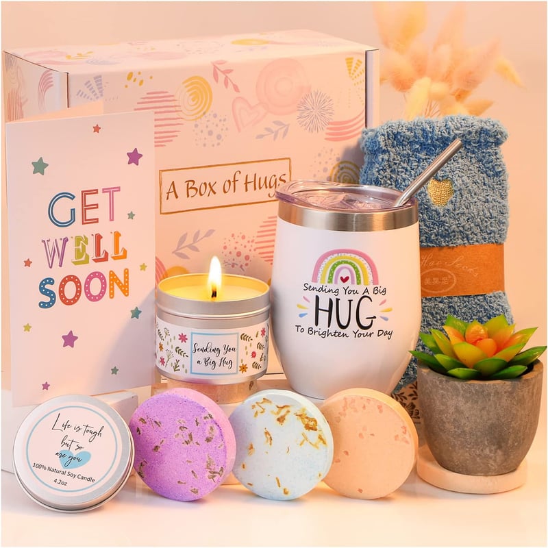 Get Well Soon Care Package for Women - Encouragement Basket