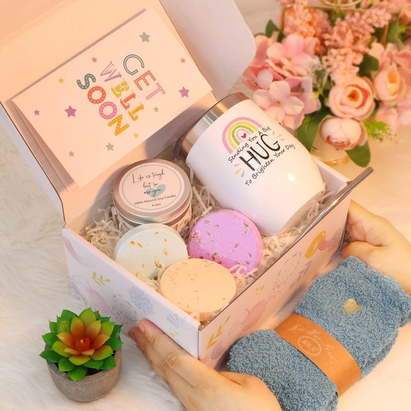 Get Well Soon Care Package for Women - Encouragement Basket