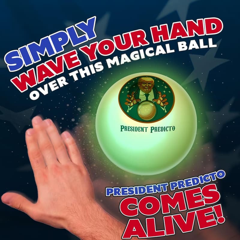 Trump Predicto Fortune Telling Ball - Father's Day Gift for Dad