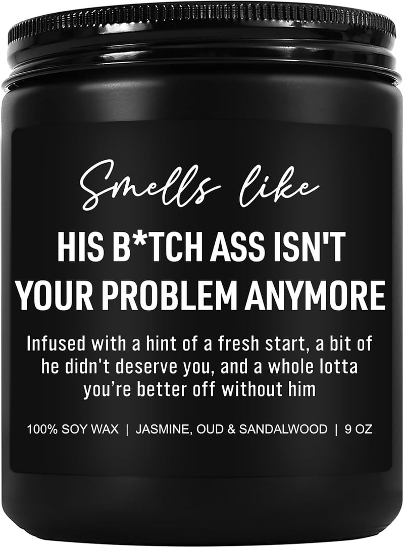 Divorce Party Scented Candles - 9 oz Gifts for Women
