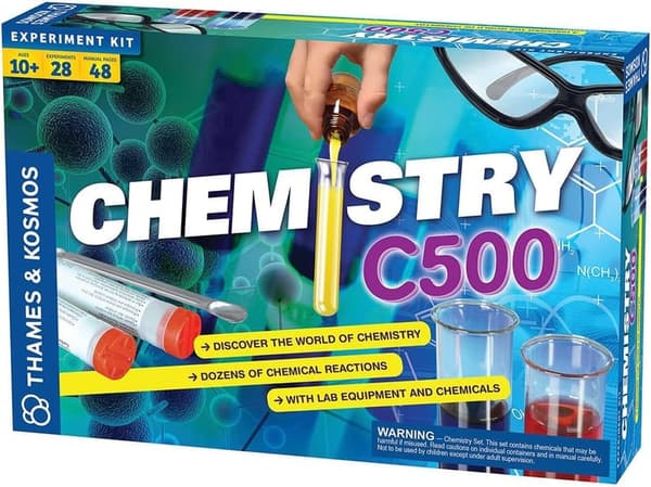 Chemistry Science Kit with 28 Experiments & Guide
