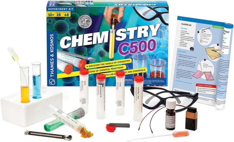 Chemistry Science Kit with 28 Experiments & Guide
