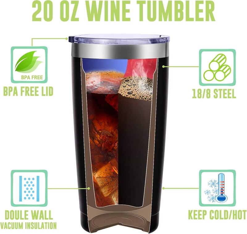 Funny Boss Day Tumbler Travel Mug - 20oz Black Gift for Boss