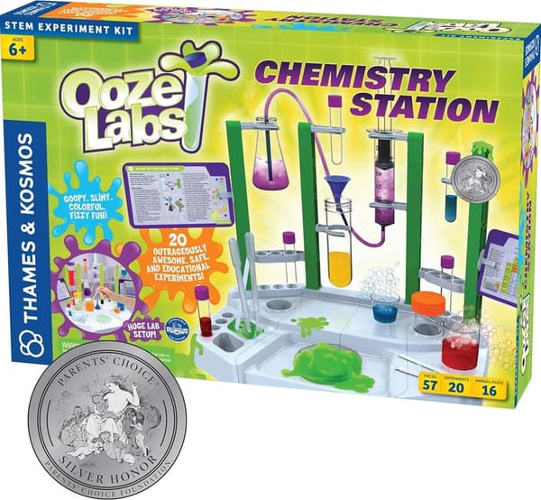 Ooze Labs Chemistry Station - 20 Fun Non-Hazardous Experiments