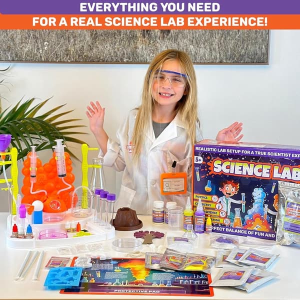 Ultimate Chemistry Lab Set for Kids | 100 Experiments, Ages 7-12