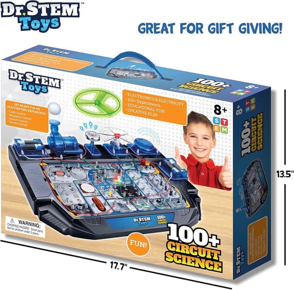 Circuit Science Kit - 100+ Electrical Experiments for Ages 8+