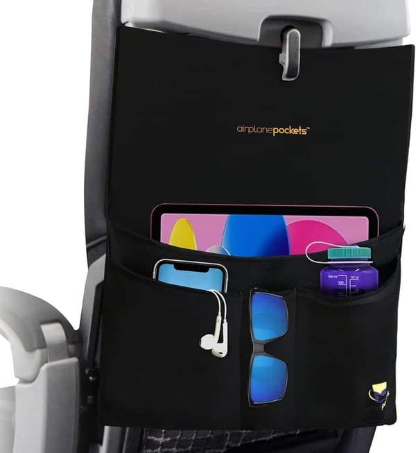 Air Travel Essentials: Airplane Seat Back Organizer