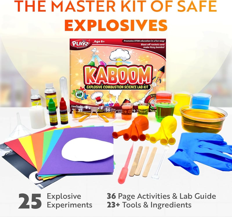 STEM Learning Science Kit: 50+ Experiments for Ages 8-12