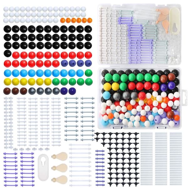 Chemistry Molecular Model Kit - 444 Pieces for Students & Teachers