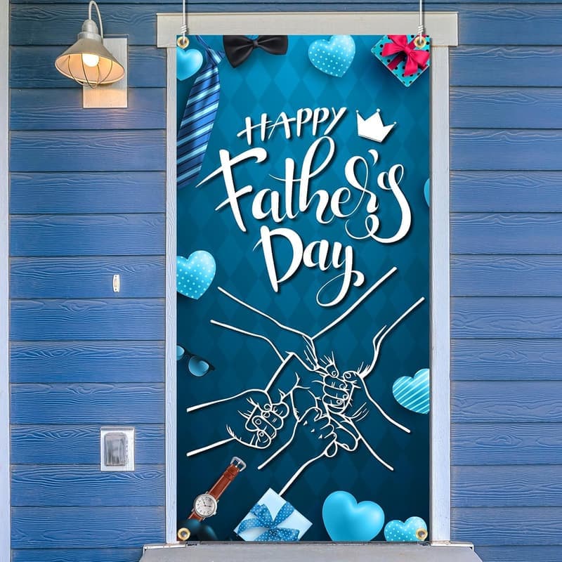 Father's Day Door Banner Decoration for Outdoor Celebrations