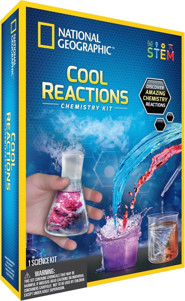 National Geographic Chemistry Set - STEM Kit for Kids Age 8+