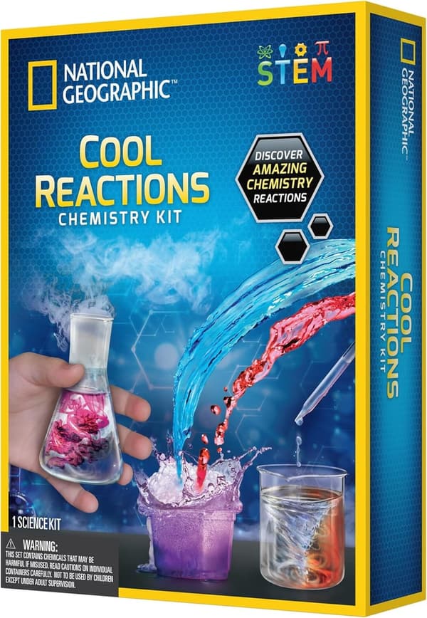 National Geographic Chemistry Set - STEM Kit for Kids Age 8+