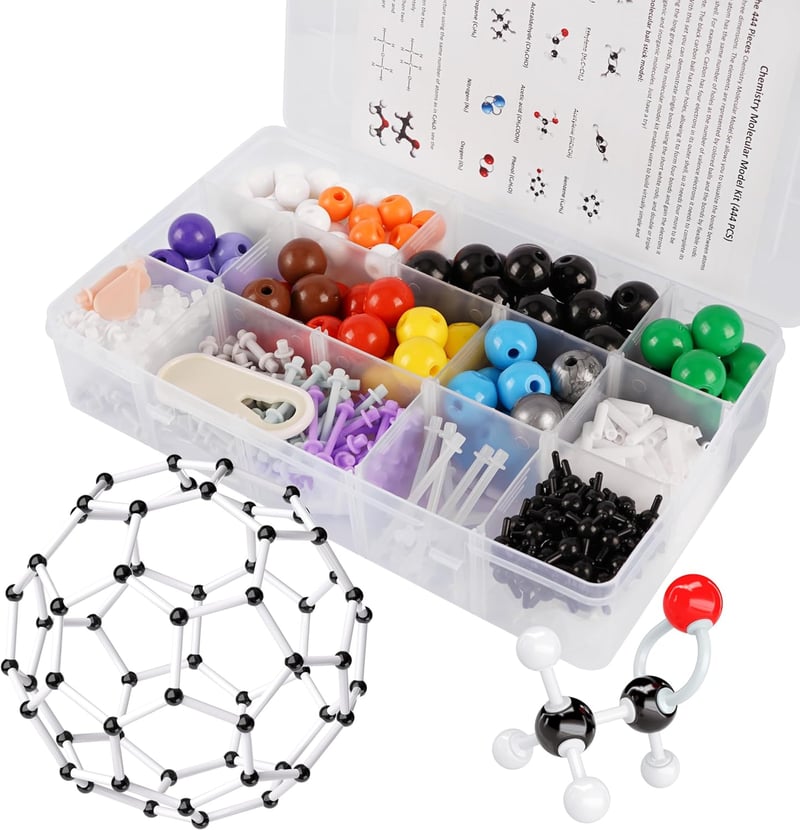 Organic Chemistry Molecular Model Kit - 444 Pcs Building Set