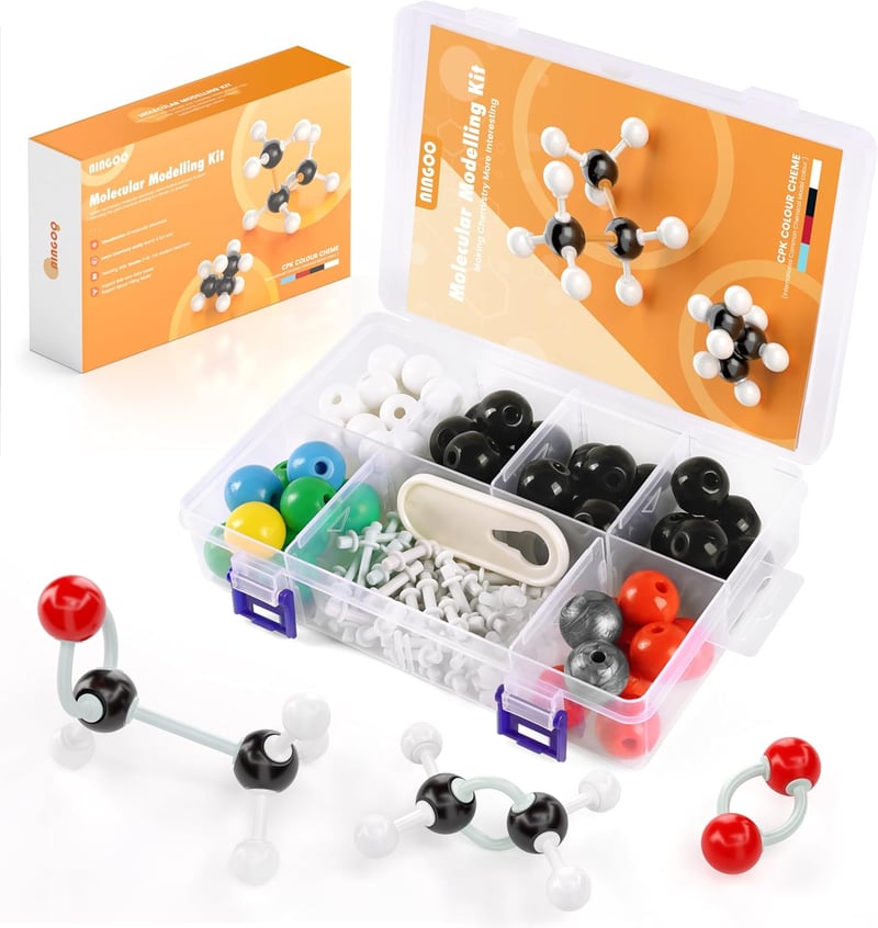 Chemistry Molecular Model Kit - 124 PCS for Students & Teachers