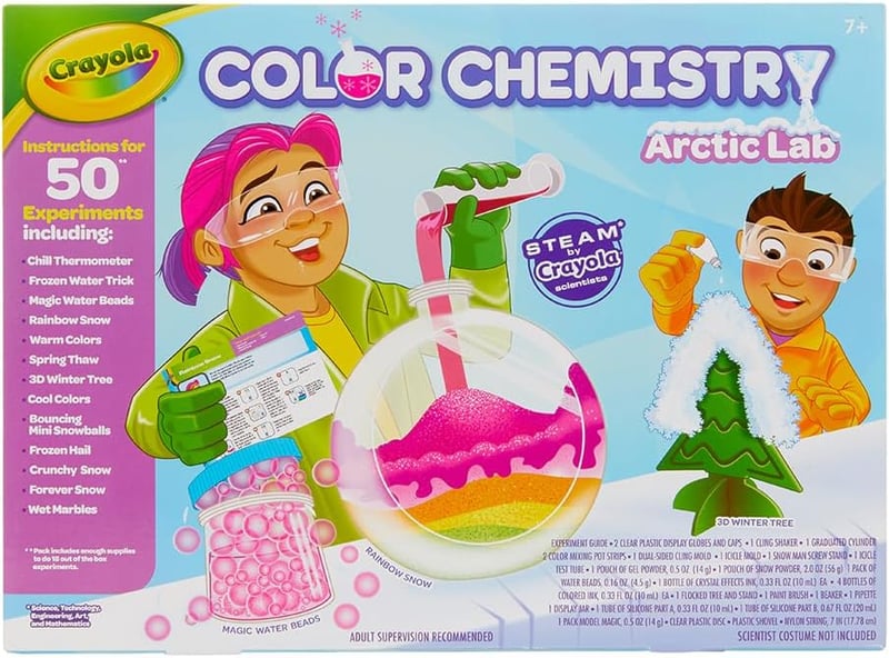 Crayola Arctic Color Chemistry Set - Educational STEM Toy for Kids