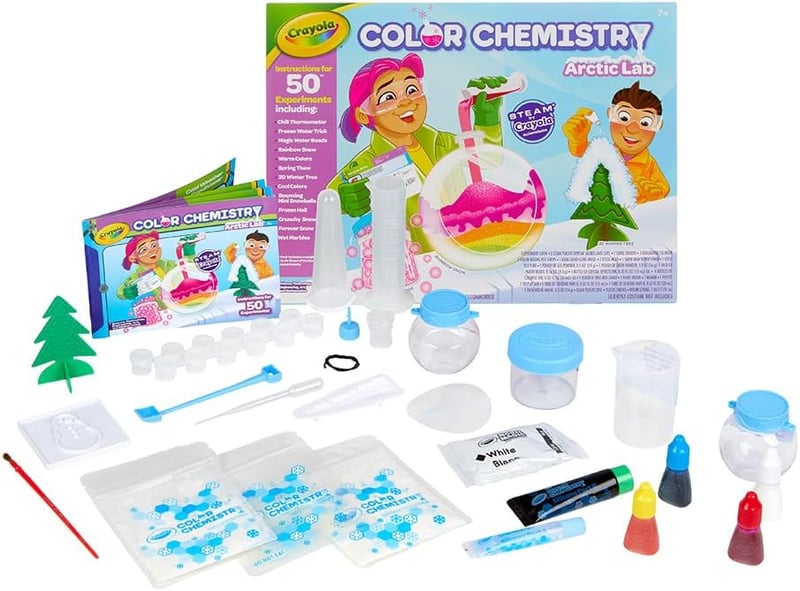 Crayola Arctic Color Chemistry Set - Educational STEM Toy for Kids