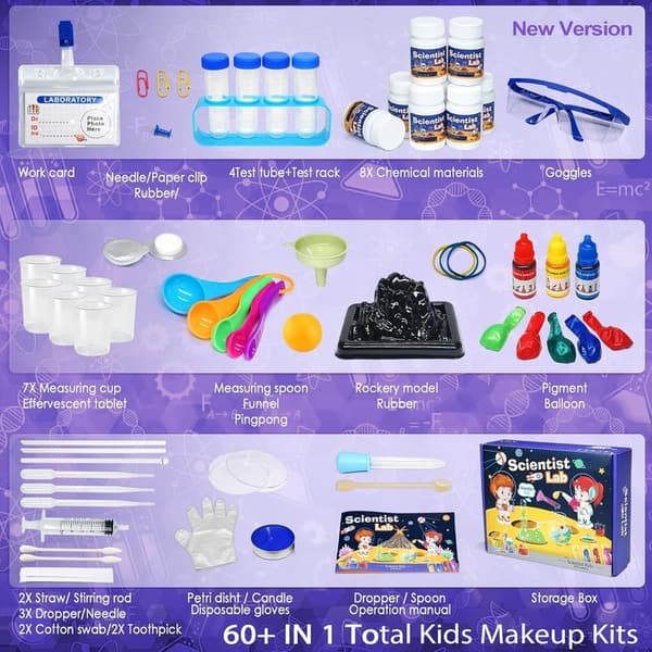 Kids STEM Science Kit - 36 Experiments & 60+ Educational Toys