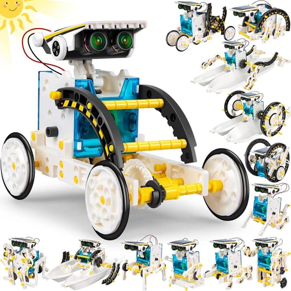 STEM 13-in-1 Solar Robotics Kit for Ages 8-12