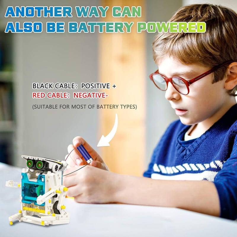 STEM 13-in-1 Solar Robotics Kit for Ages 8-12