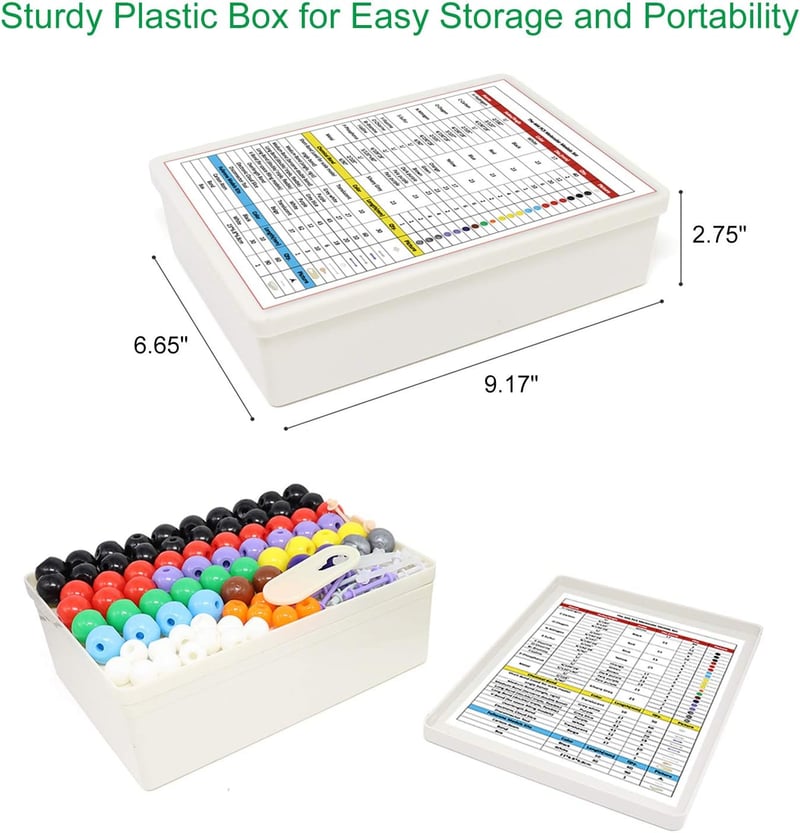 Molecular Model Kit - 444PCS Organic Chemistry Building Set