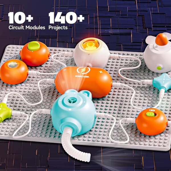 STEM Electronics Exploration Kit for Kids - 140+ Projects
