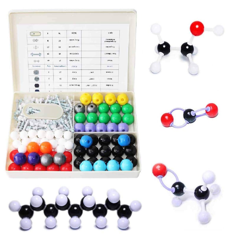 Chemistry Molecular Model Kit - 239 Pieces for Students & Teachers
