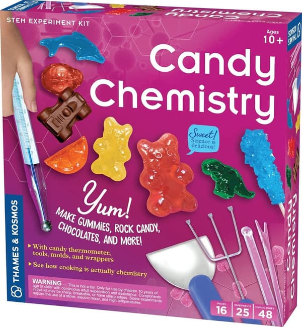 Candy Chemistry Science Kit for Kids - Make Rock Candy & Gummies
